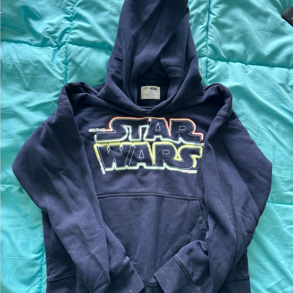GAP Kids Navy Star Wars Graphic Hoodie
